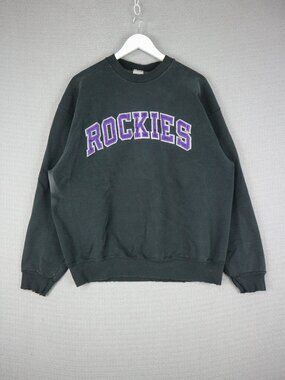 1990s Fruit of the Loom Colorado Rockies Sunfaded Vintage MLB XL